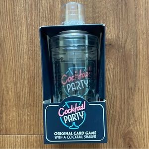 FREE w/purchase Cocktail Party NIB Original Card Game Cocktail Shaker Ridley’s